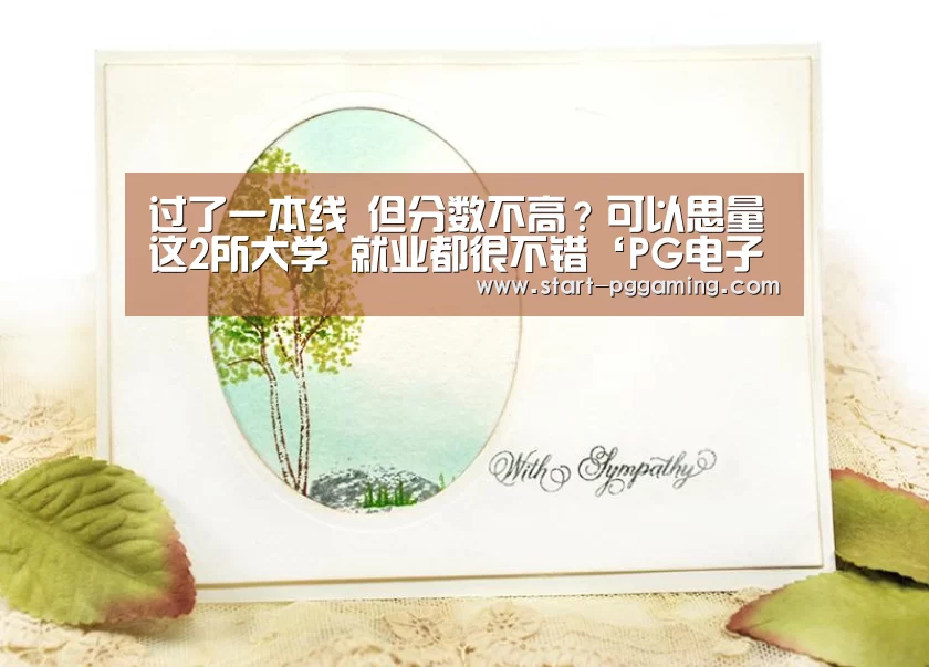 过了一本线 但分数不高?可以思量这2所大学 就业都很不错‘PG电子APP’(图1) pg模拟器